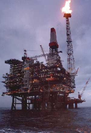 North Sea platform